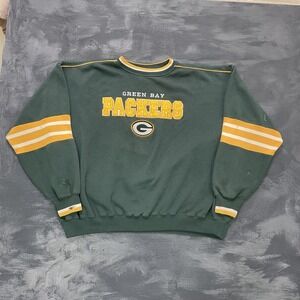 Vintage Green Bay Packers sweatshirt mens XXL Green 1990s NFL LEE